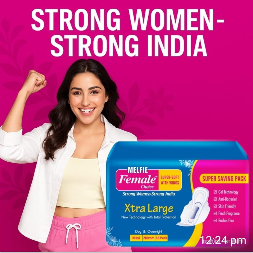 sanitary pad female choice x long 18 pcs