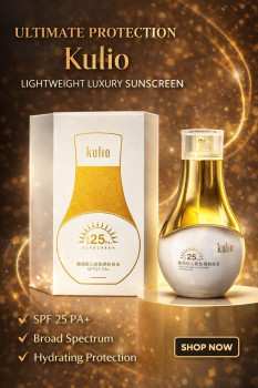 KULIO SPF 25 PA+ Foundation Sunscreen – Luxury Protection with Flawless Finish