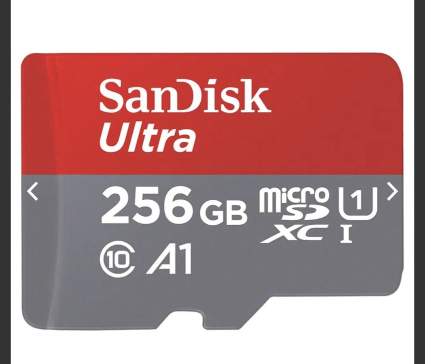SanDisk Ultra microSDXC UHS-I Card, 256GB, 150MB/s R, 10 Y Warranty, for Smartphones