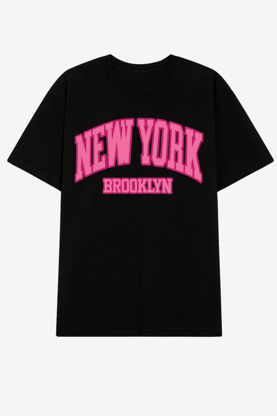 New York Brooklyn Girl's Oversized T-Shirt