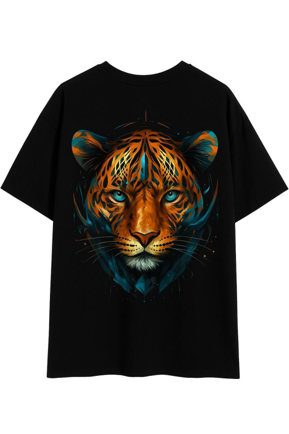 The Tiger Gaze Men's Oversized Tee