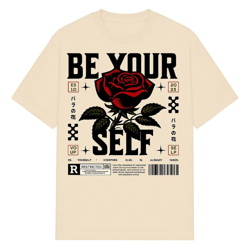 Be Yourself Oversized Tee