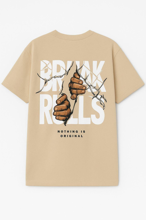 Original Break Rules Men's Oversized Tee
