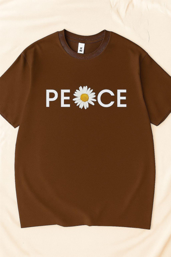 Peace Girl's Oversized Tee
