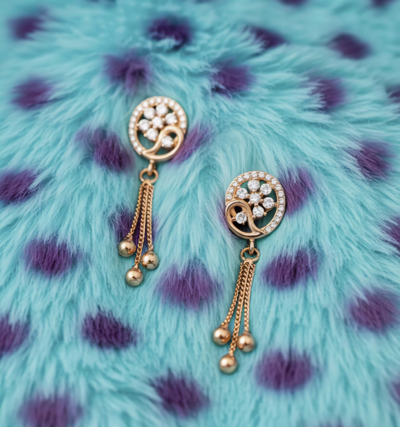 Vriksha Bloom Chain Droop Earring