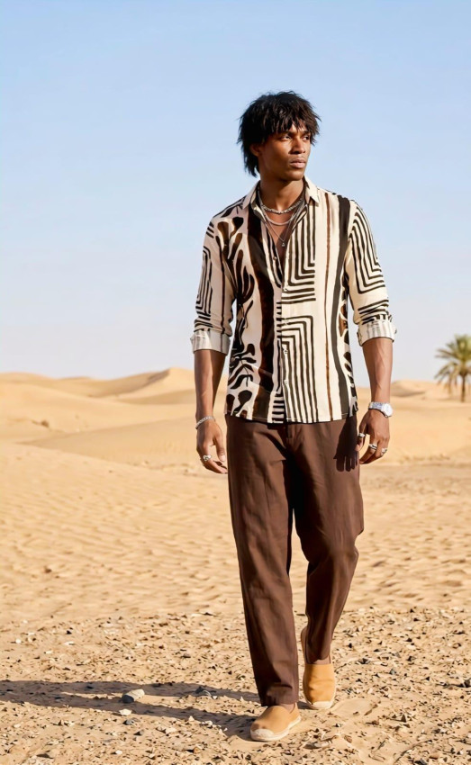 Abstract Earthline Shirt
