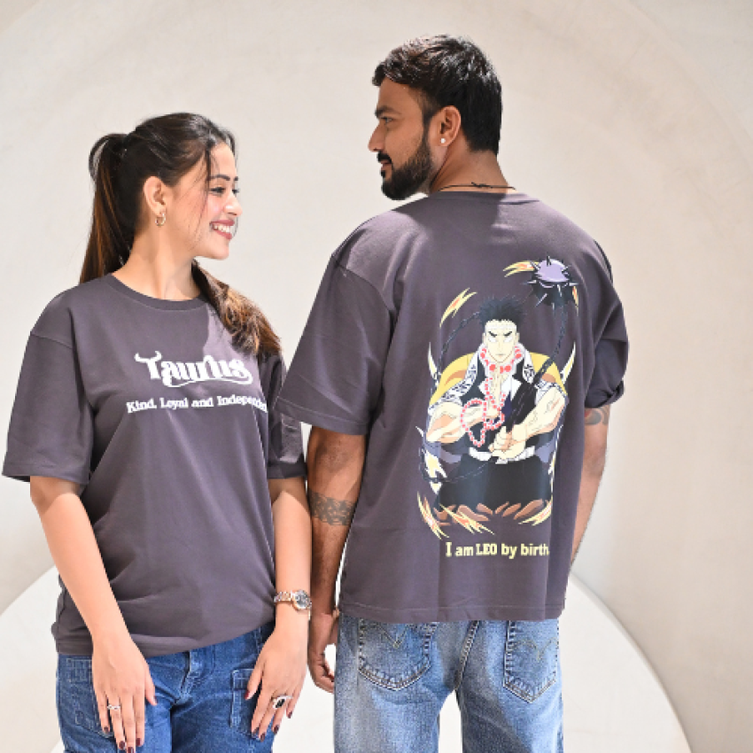 Zodiac TAURUS unisex oversized Tees