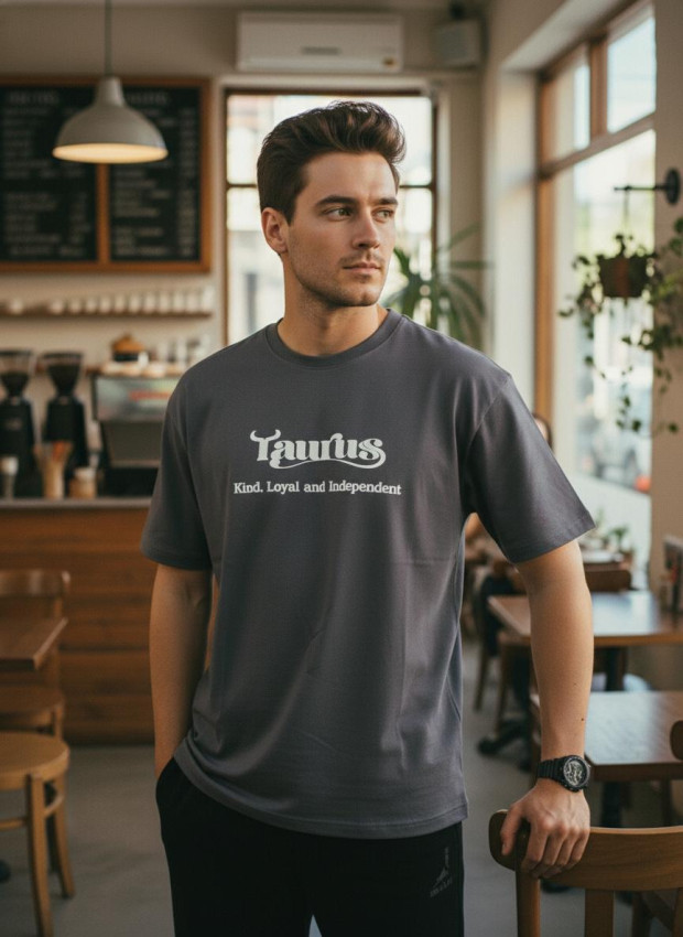 Zodiac TAURUS unisex oversized Tees