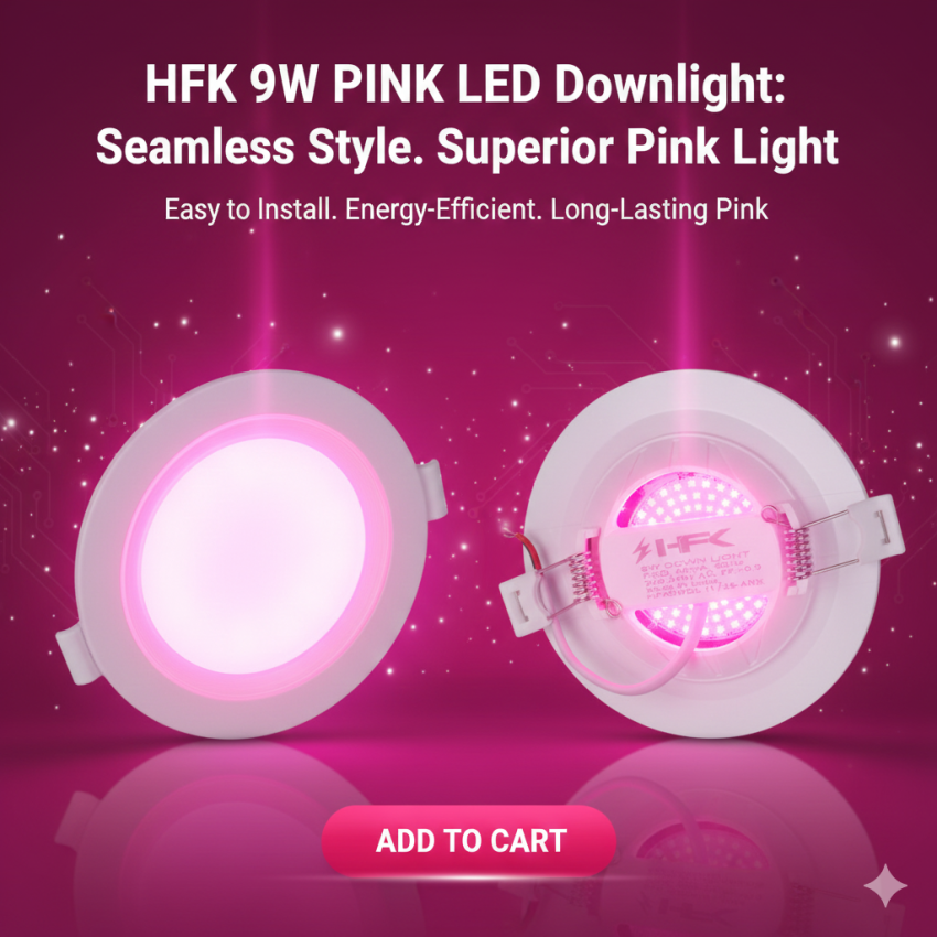 9 Watt Pink Colour Led DownLight 2 Years Warranty