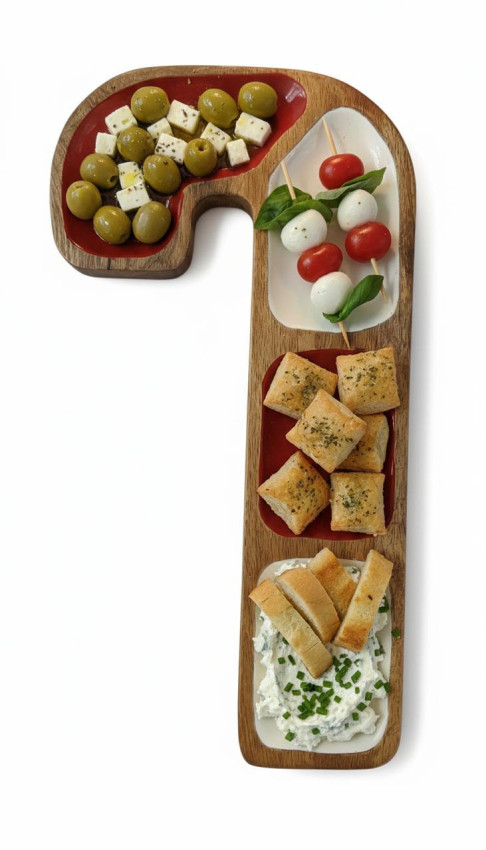 The Candy Cane Holiday Platter