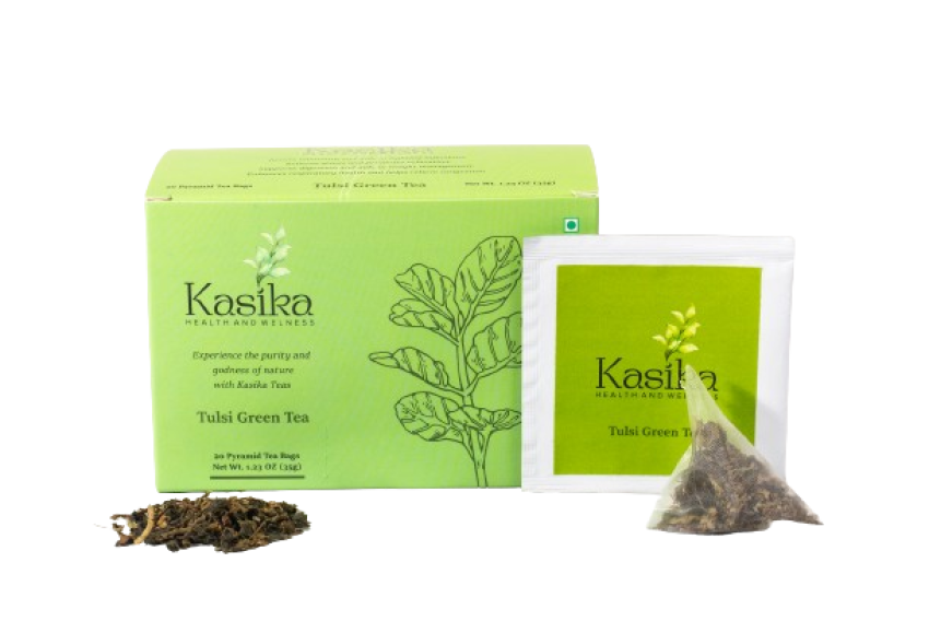 Kasika Tulsi Green Tea Pyramid Bags 20 pcs