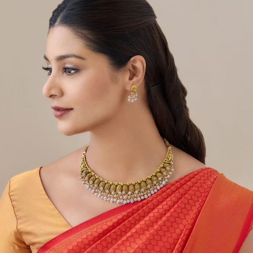 Silver Temple Necklace