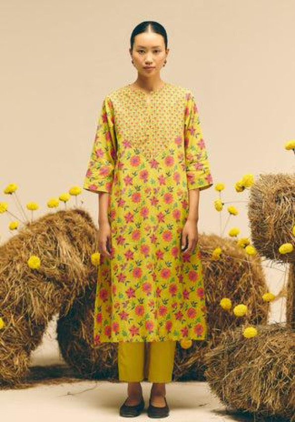 yellow kurta