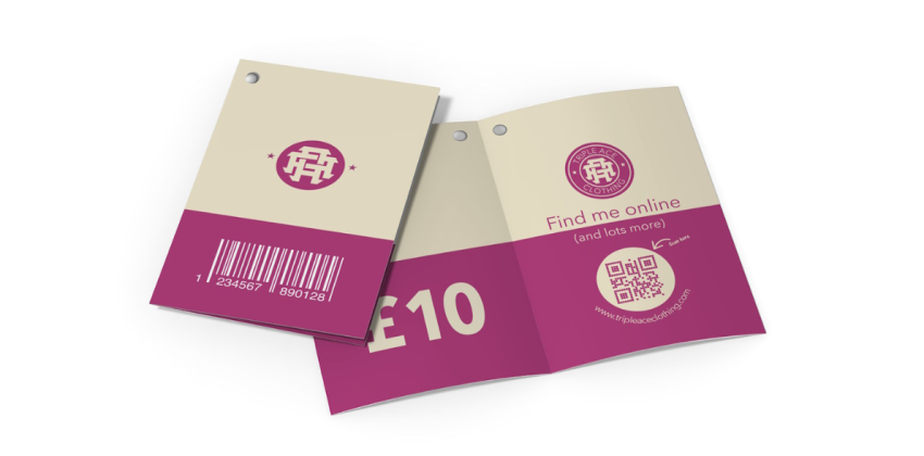 Folded Hang Tags