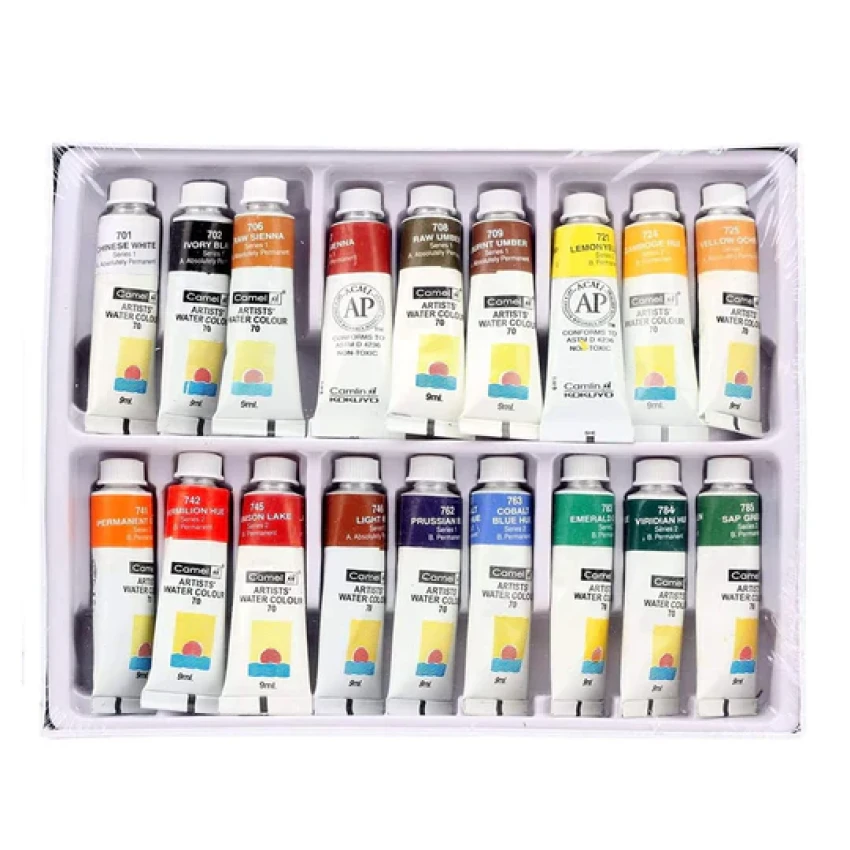 Camel Water Colours – 18 × 9ml