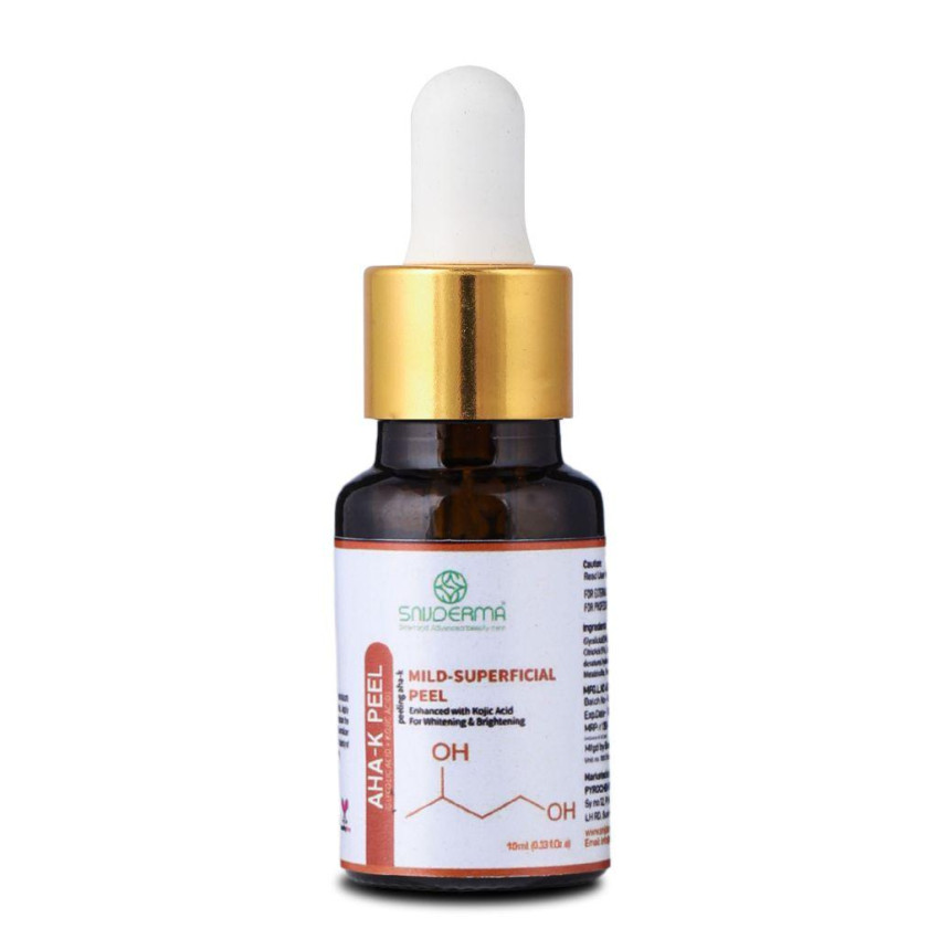 Snijderma AHA-K Peel | Professional Mild-Superficial Peel for Brightening, Pigmentation | 10ml