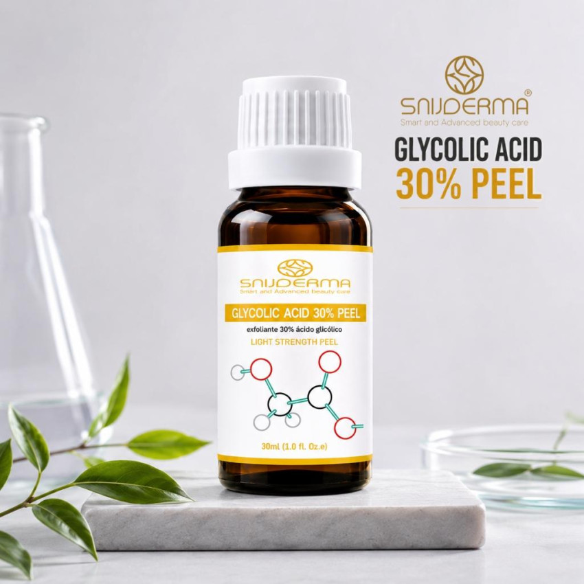 Glycolic Acid 30% Peel | Professional Chemical Peel for Acne, Pigmentation & Brightening – Snijderma