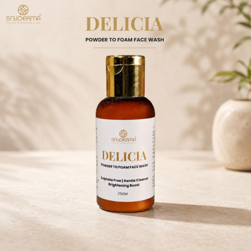 Delicia Powder Foam Face Wash Sulfate Free, Paraben Free 30gm