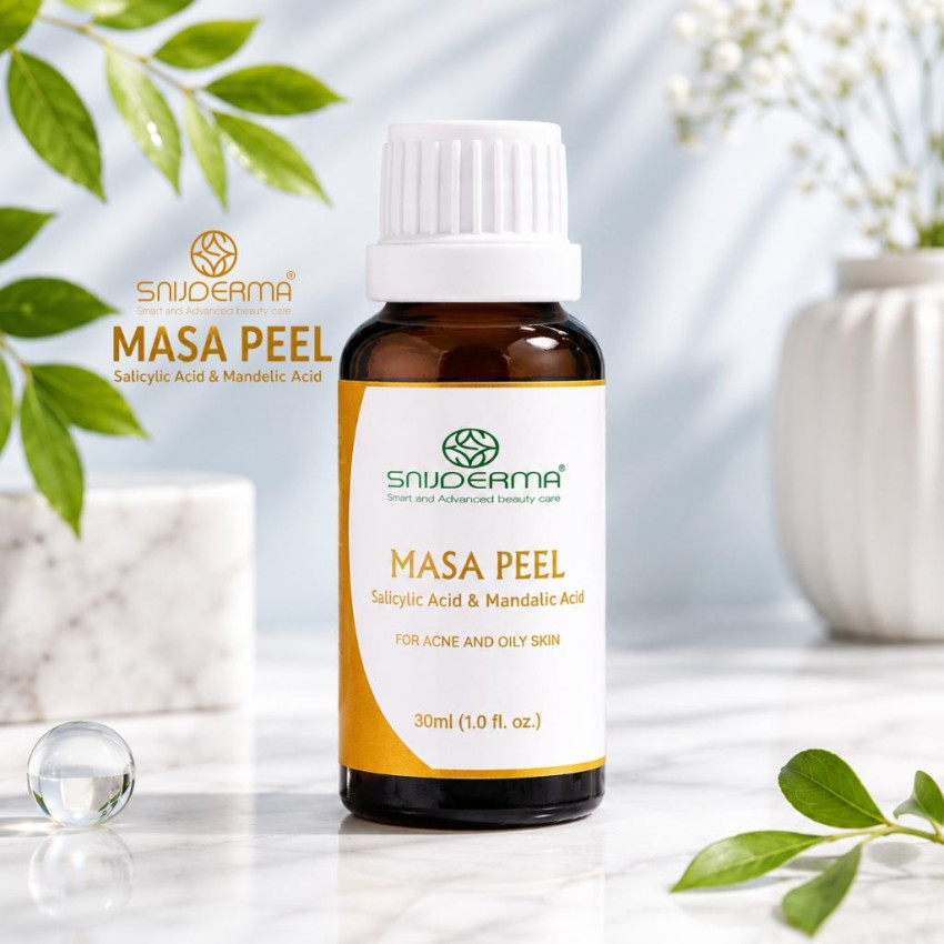 Snijderma MASA Peel 30ml – Advanced Chemical Peel with Salicylic, Mandelic &amp; Lactic Acid for Acne, Pigmentation &amp; Radiance
