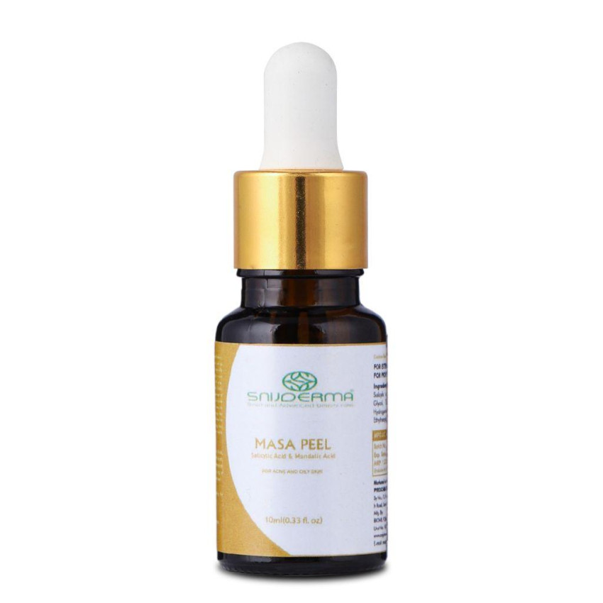 Snijderma MASA Peel | Salicylic Acid & Mandelic Acid Professional Peel for Acne & Oily Skin | 10ml