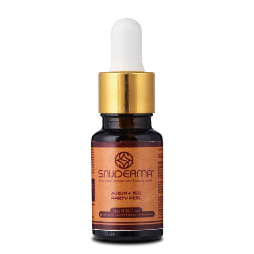 Snijderma Aurum+ Peel (Party Peel) | Professional Instant Glow & Radiance Chemical Peel | 10ml