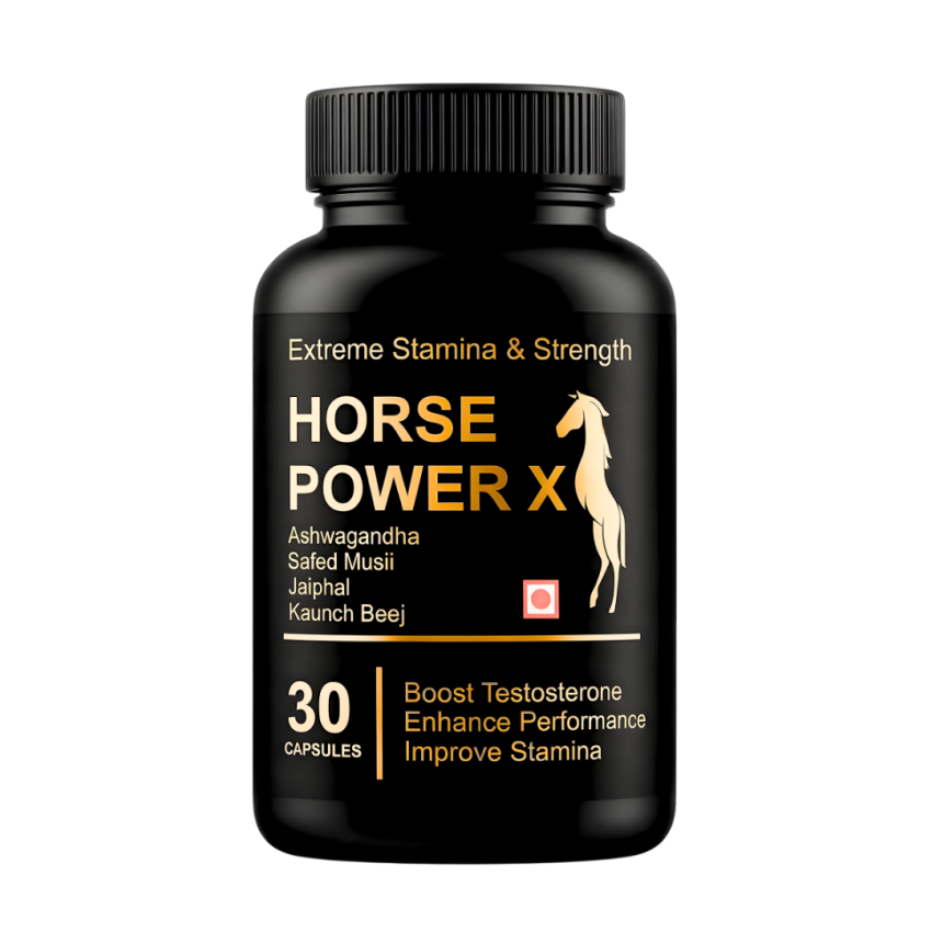 Horse Power X Herbal Capsules for Men | Supports Energy, Stamina & Vitality | Herbal Wellness Formula | Daily Performance Support