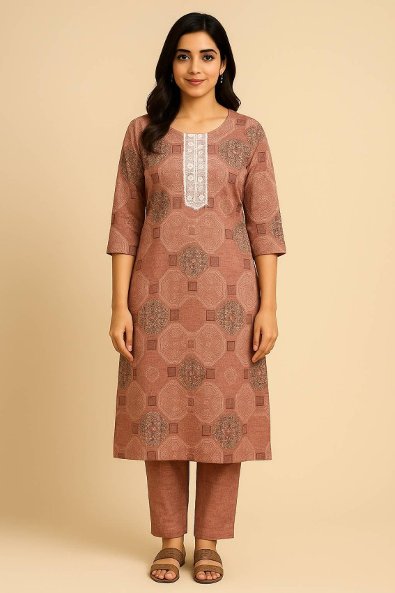 Premium Rayon Kurti Set