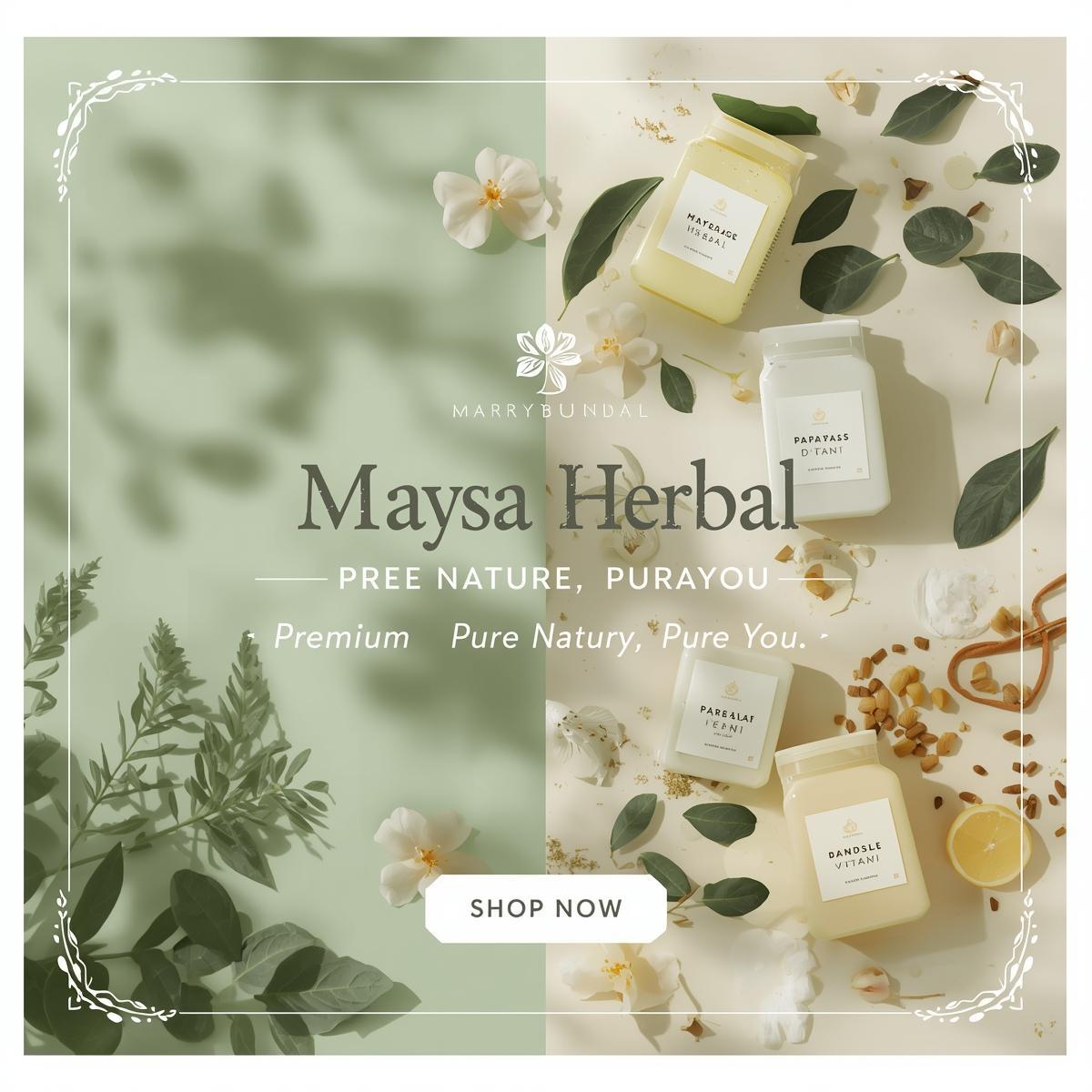 Maysa Herbal Mobile Banner