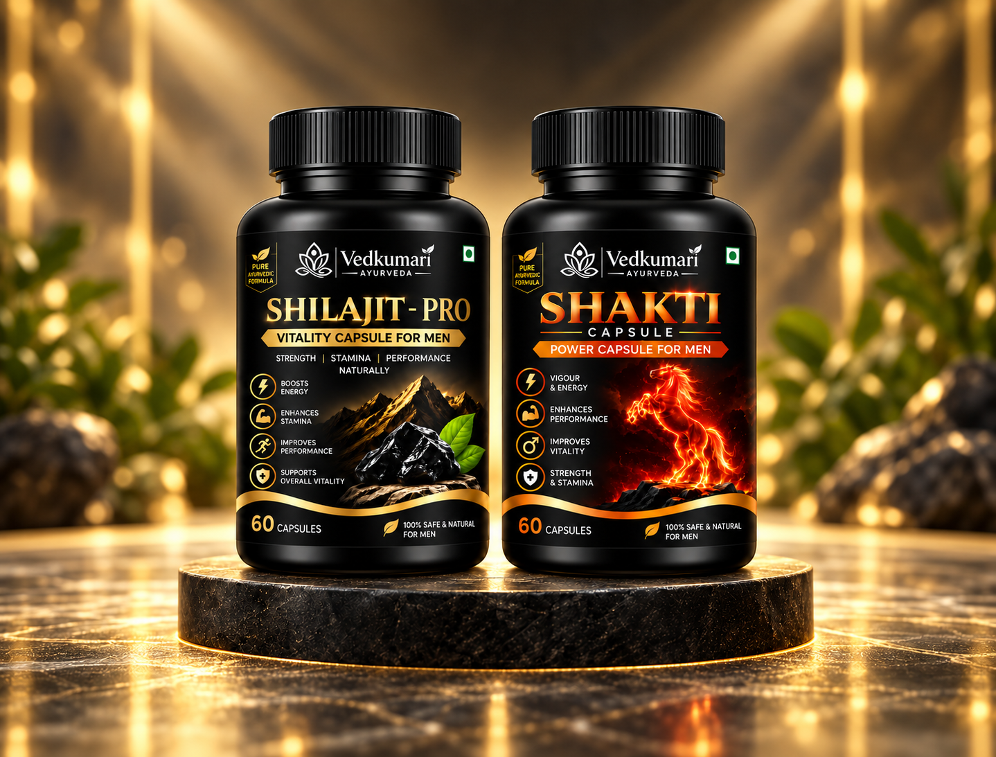 Shilajit Pro and Shakti Capsule